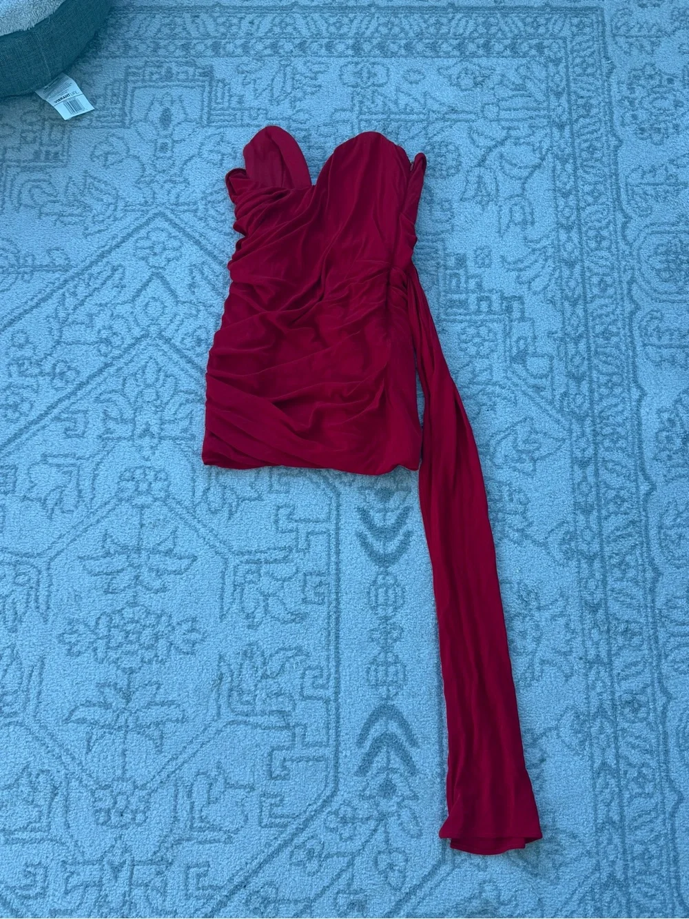 Cult Gaia Sirena Dress in Ghermez- Deep Red - Picture 4 of 6